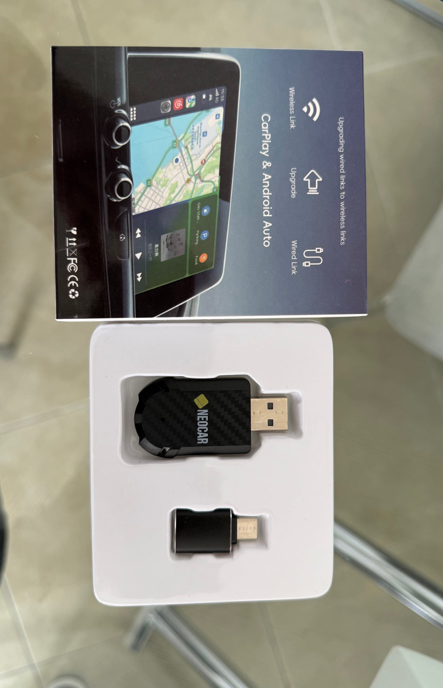 CarPlay Inalambrico Para Carro Android & Apple Bluetooth