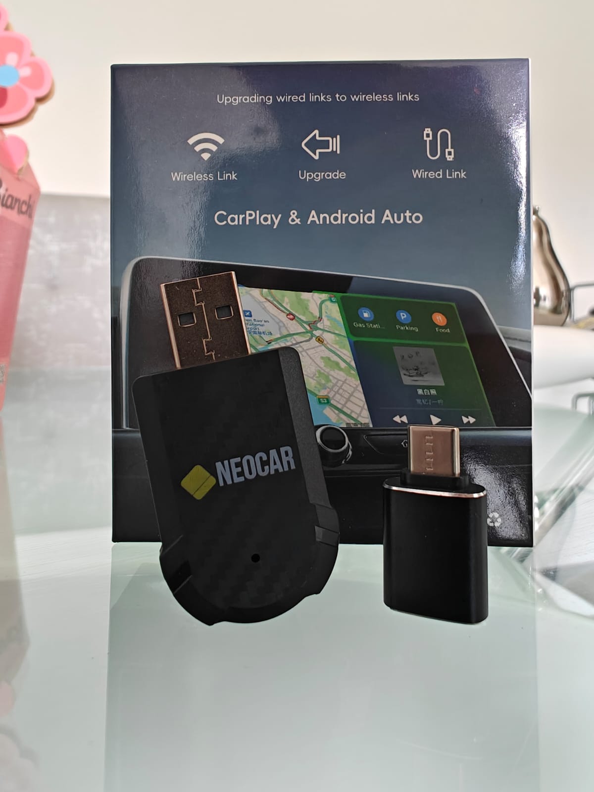 CarPlay Inalambrico Para Carro Android & Apple Bluetooth